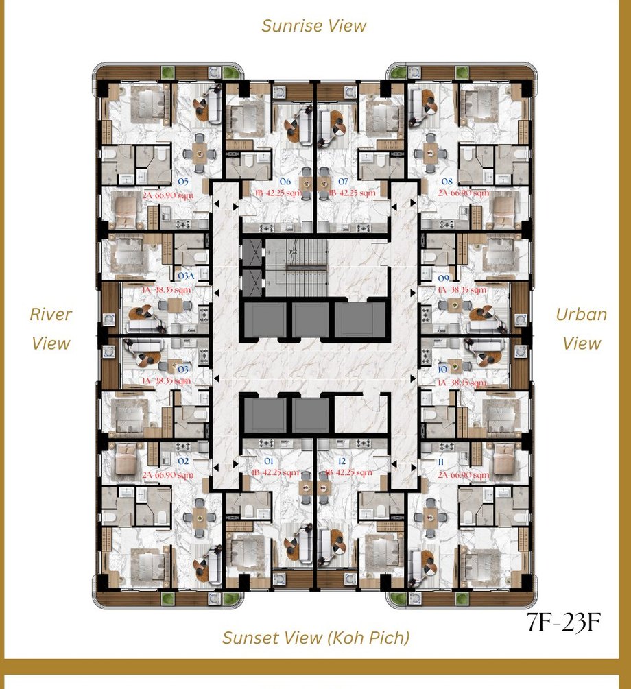 Floor plan enlarged